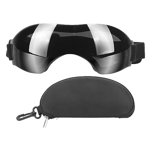 VBESTLIFE Hundesonnenbrille, Winddicht Sanddicht UV Schutz PC Haustierbrille mit Verstellbarem Riemen für Hunde und Katzen (Grau) von VBESTLIFE
