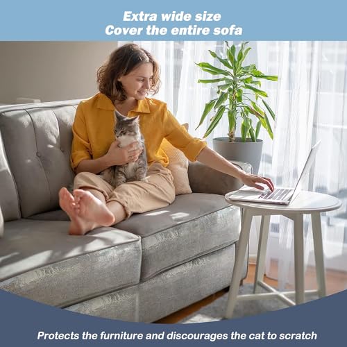 Kratzfolie Katzen Selbstklebend 30cm x 500cm Kratzschutz Katze Tape Anti Kratz Folie Selbstklebend Kratzschutz Wand, Kratzschutzfolie, Couch Kratzschutz Katze von VCANIVR