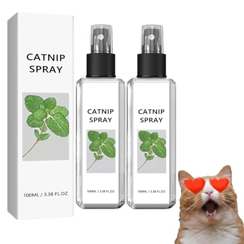 VCTKLN 2Pcs Herbal Cat Joy Spray, 100ml Celery Pets Catnip Spray, Herbal Cat Joy, Celery Pets Herbal Cat Joy, Kitty Joy Spray, Kitty Joy Herbal Cat Joy, Kitty Joy Herbal Spray, Herbal Cat Joy von VCTKLN