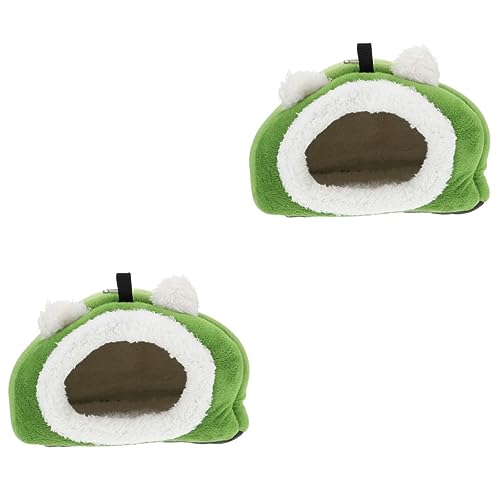 VDLLQYN, 2 Stück Haustier Baumwolle Nest Plüsch Kuschelsack for Igel Habitrail Hamsterkäfig Meerschweinchenhütte Hamster,Nester für kleine Haustiere von VDLLQYN