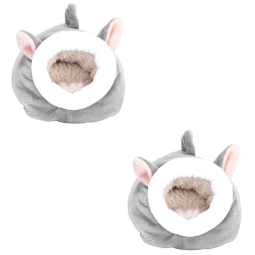 VDLLQYN, 2 stücke Hamster Warme Bett Schwein Bettwäsche Zubehör Meerschweinchen Bett Beutel Pet Hamster Nest Guinea,Nester für kleine Haustiere von VDLLQYN