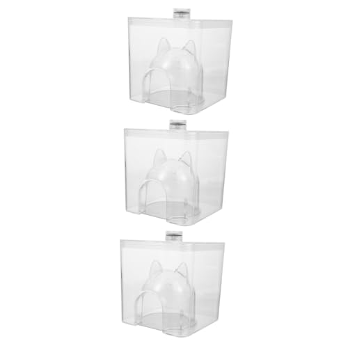 VDLLQYN, 3 stücke Hamster Kühlung Nest Eiswürfel Haustiere Haustier Sommer Zubehör Hamster Sommer Versteck Sommer Kühl Haus Hamster,Nester für kleine Haustiere(Tx3pcs) von VDLLQYN