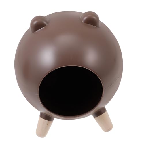 VDLLQYN, Hamsternest Meerschweinchenbett Haustierkäfig Ornament Rattenversteck Hamsterversteck Kleintierversteck Schinken,Nester für kleine Haustiere(Brown) von VDLLQYN