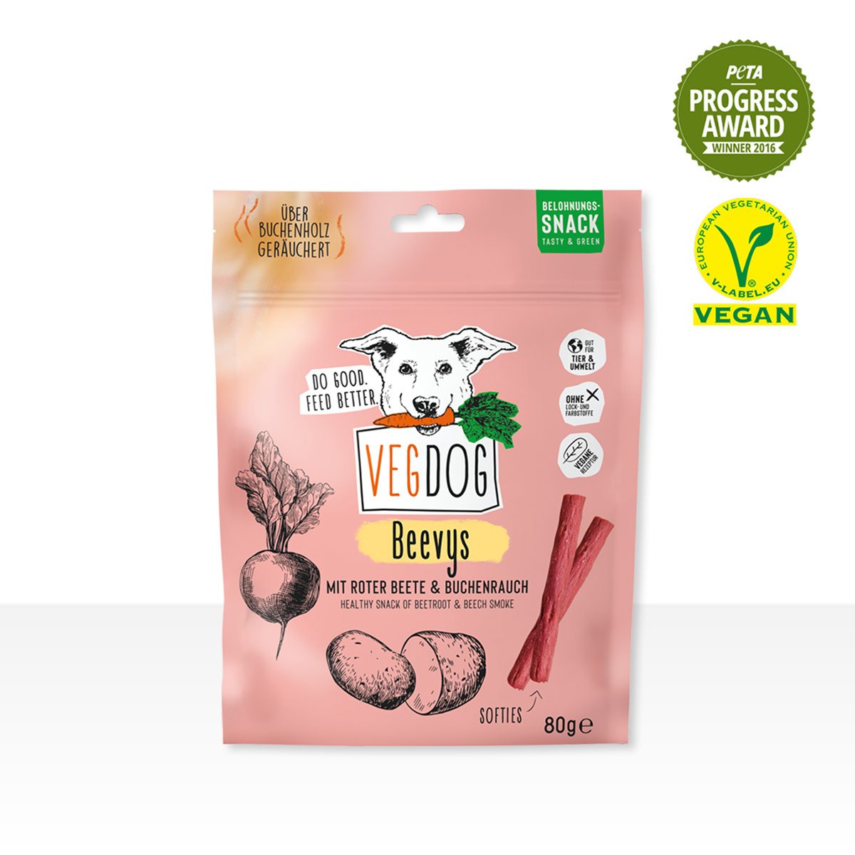 VEGDOG Beevys 80g von VEGDOG