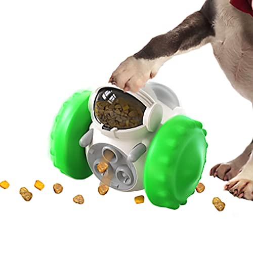 Interaktives Hundespielzeug mit Leckerlis – Tumbler Pet Slow Feeder, lustiger Futterspender mit Rollen für kleine, mittelgroße und große Hunde und Katzen, reduziert Langeweile von VENTDOUCE