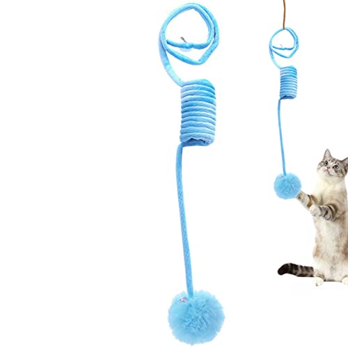 Spring Cat Toy - Safe Spring Ball Pet Scratching Ball - Interactive Cat Plush Ball Toy, Cat Supplies Balls for Indoor Cats Kitten, Great Gift for Your Pet von VENTDOUCE