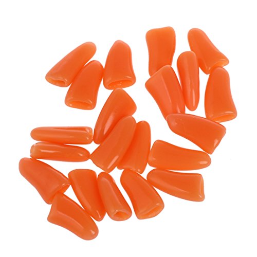 VENYAA Orange L, 20Pcs Hunde Katze Haustier-Tatze Kralle Kontroll- Nagel weiche Hauben-Abdeckung von VENYAA