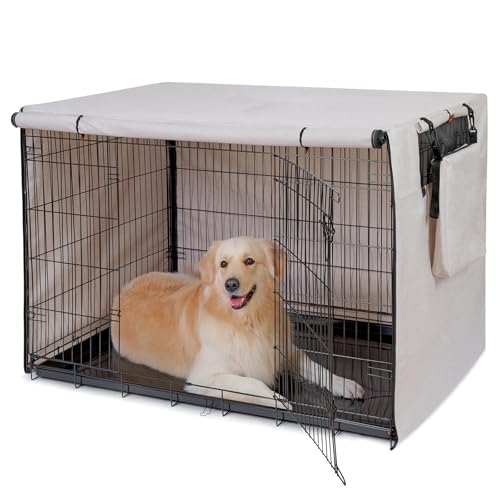 VERABE Abdeckung für Hundekäfige, Beige, 61 cm von VERABE