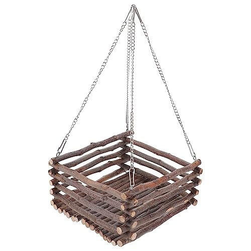 VERDANVERSE 1Satz Hamster Hängematte aus Holz Einstellbare Hängende Schaukel für Kleintiere für Hamsterkäfige Langlebige Konstruktion Einfacher Aufbau Fördert und Bewegung VERDANVERSE 1Satz Hamster Hängematte aus Holz Einstellbare Hängende Schaukel für Kleintiere für Hamsterkäfige Langlebige Konstruktion Einfacher Aufbau Fördert und Bewegung von VERDANVERSE