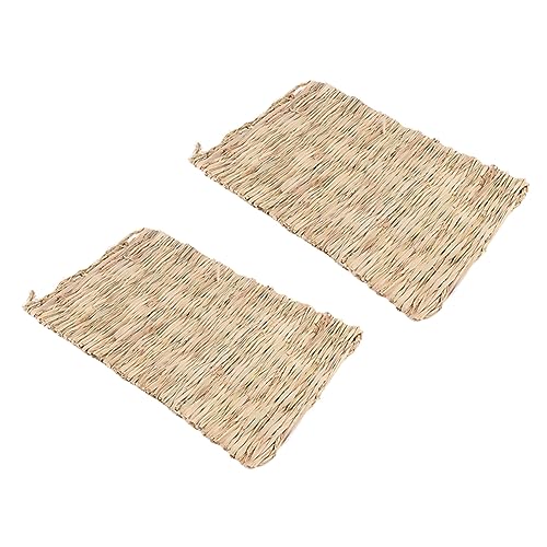VERDANVERSE 2Stücke Hamster Strohkissen Haustierschlaf Matte für Meerschweinchen Kleintiere für Sauberes und Frisches Wohnumfeld Kauspielzeug Nutzbar VERDANVERSE 2Stücke Hamster Strohkissen Haustierschlaf Matte für Meerschweinchen Kleintiere für Sauberes und Frisches Wohnumfeld Kauspielzeug Nutzbar von VERDANVERSE