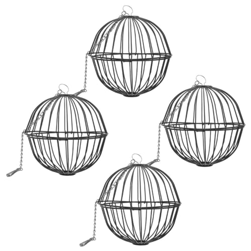 VERDANVERSE 4 Stück Hamsterkäfig Spielzeugbälle Hasen Kaninchen Meerschweinchenfutter Kaninchennäpfe Futterspender Hasenheu Meerschweinchenkäfig Kaninchenstall Für Den Innenbereich von VERDANVERSE