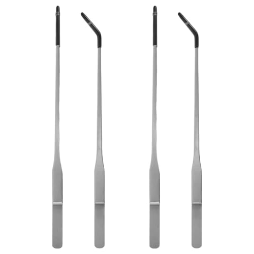 VERDANVERSE 4 Stücke Edelstahlpinzetten für Aquarien Gerade und Gebogene Zangen für Präzise Fütterung und Aquascaping Terrarien VERDANVERSE 4 Stücke Edelstahlpinzetten für Aquarien Gerade und Gebogene Zangen für Präzise Fütterung und Aquascaping Terrarien von VERDANVERSE