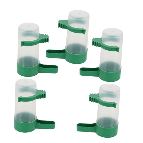 VERDANVERSE 5Stücke Automatischer Wasserspender für Sittich Wasserspender Papageien Wassernapf für Wellensittiche und Nymphensittiche Praktische Vogelversorgung für Käfig VERDANVERSE 5Stücke Automatischer Wasserspender für Sittich Wasserspender Papageien Wassernapf für Wellensittiche und Nymphensittiche Praktische Vogelversorgung für Käfig von VERDANVERSE