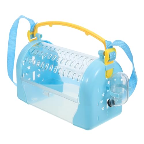 VERDANVERSE Hamsterkäfig Tragbar Atmungsaktives Design Integrierte Wasserflasche und Futternapf für Reisen und Tierarztbesuche Sicher und Komfortabel für Ihren Hamster VERDANVERSE Hamsterkäfig Tragbar Atmungsaktives Design Integrierte Wasserflasche und Futternapf für Reisen und Tierarztbesuche Sicher und Komfortabel für Ihren Hamster von VERDANVERSE