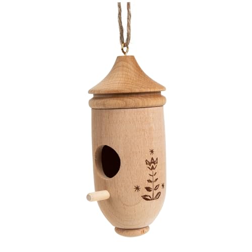 VERDANVERSE Hölzernes Kolibri - Gartenverzierung im Freien Outdoor- Wohnkultur Balkon Vogel draußen vogelhaus Vogelnest-Anhänger hängendes Kolibri-Nest Kolibrisnest VERDANVERSE Hölzernes Kolibri - Gartenverzierung im Freien Outdoor- Wohnkultur Balkon Vogel draußen vogelhaus Vogelnest-Anhänger hängendes Kolibri-Nest Kolibrisnest von VERDANVERSE
