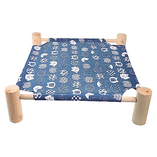 VERDANVERSE Katzenlagerbett Katzenbett Barsch Katze Hängematte Bett Haustier Erhöhtes Welpenbett Betten Für Wohnungskatzen Drinnen Kätzchenbetten Für Indoor-kätzchen Marine Hölzern VERDANVERSE Katzenlagerbett Katzenbett Barsch Katze Hängematte Bett Haustier Erhöhtes Welpenbett Betten Für Wohnungskatzen Drinnen Kätzchenbetten Für Indoor-kätzchen Marine Hölzern von VERDANVERSE