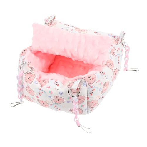 VERDANVERSE Kleintier Schlafnest für Hamster Chinchilla Meerschweinchen Hängendes Warmes Bett mit Niedlichem Design für Gemütliche Ruhezeiten für Kalte Wintertage VERDANVERSE Kleintier Schlafnest für Hamster Chinchilla Meerschweinchen Hängendes Warmes Bett mit Niedlichem Design für Gemütliche Ruhezeiten für Kalte Wintertage von VERDANVERSE