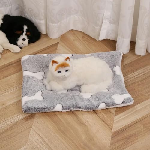 VERIMP Weiche Flanell Haustier Decke Pad Verdickte Haustier Fleece Bett Matte für Katze Sofa Kissen Halten Warm Katzen Schlafen Abdeckung Home Teppich von VERIMP