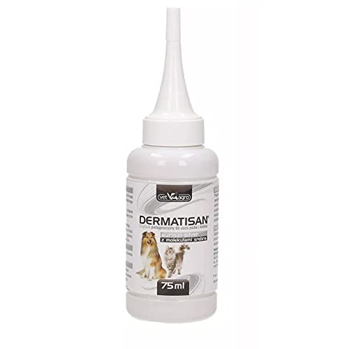 VET-AGRO Dermatisan Aurisal Silver zur Ohrenreinigung 75 ml von VET-AGRO