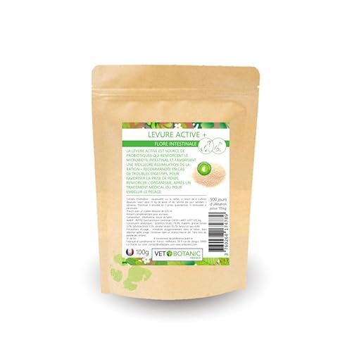 Vetbotanic Aktivhefe – Probiotikum für Hunde und Katzen, 100 g Vetbotanic Aktivhefe – Probiotikum für Hunde und Katzen, 100 g von VET BOTANIC