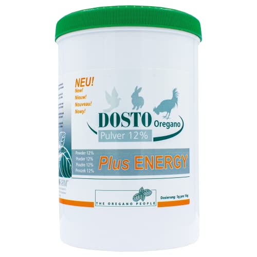 VET Schroeder + Tollisan – Dosto-Oregano Pulver 12% + Plus Energy: Höhere Wirkstoffkonzentrationen, Ätherische Öle & Neues Aroma für Gesunde Atemwege & Darm – Brieftauben – Oregano - 500 g von VET SCHROEDER + TOLLISAN