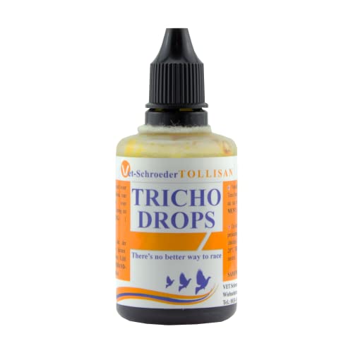 VET SCHROEDER + TOLLISAN – Tricho-Drops: Effektive Vorbeugung und Behandlung von Trichomonaden für Brieftauben – 50ml von VET SCHROEDER + TOLLISAN