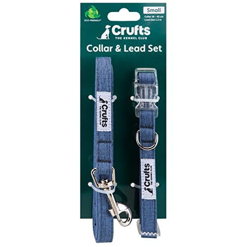 VFM/Crufts - Small Blue Eco Set Collar & Lead for Dogs von VFM e-Store