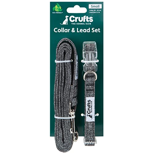 VFM/Crufts - Small Grey Eco Set Collar & Lead for Dogs von VFM e-Store