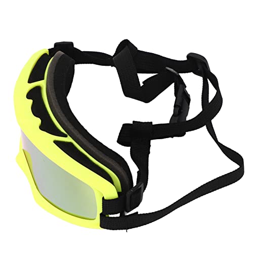 VGEBY Hundebrille Brille, Winddicht, Hundebrille, UV-Schutz, Hundesonnenbrille, PC-Gläser, Leicht, Verstellbarer Riemen, UV-Schutz, Große Hundesonnenbrille, Haustierbrille für Reisen von VGEBY