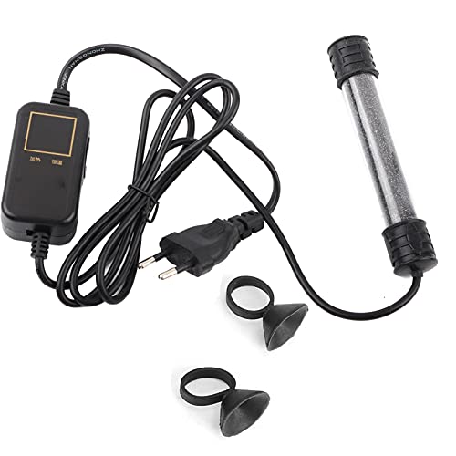 Mini-Intelligenter Aquarium-Warmwasserbereiter, Einstellbare Temperaturregelung, Geeignet für Meerwasser und Süßwasser, EU-Stecker 220 V (25W) von VGEBY