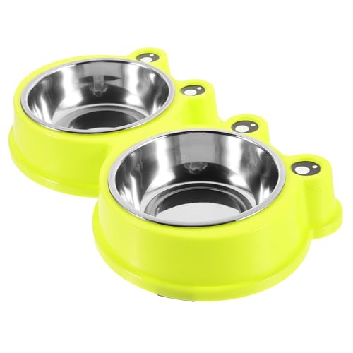 VICASKY 1 Stück Katzenfutter und Wassernapf Doppelter Rutschfester Futternapf für Haustiere Umweltfreundliches Bissfestes Design für Katzen und Hunde für Komfortables Fressen und Trinken VICASKY 1 Stück Katzenfutter und Wassernapf Doppelter Rutschfester Futternapf für Haustiere Umweltfreundliches Bissfestes Design für Katzen und Hunde für Komfortables Fressen und Trinken von VICASKY