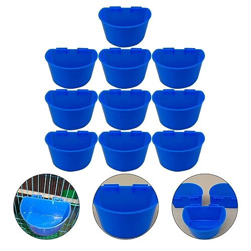 VICASKY 10stücke Taubenfutterschale Aus Dickem Kunststoff Halbrundes Design Mit Aufhängemöglichkeit Leicht Zu Reinigen Als Futter Und Wassernapf Für Vögel Geeignet VICASKY 10stücke Taubenfutterschale Aus Dickem Kunststoff Halbrundes Design Mit Aufhängemöglichkeit Leicht Zu Reinigen Als Futter Und Wassernapf Für Vögel Geeignet von VICASKY