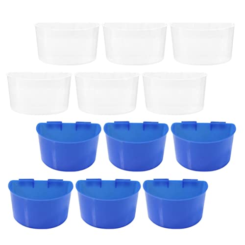 VICASKY 12Stücke Vogel Futterspender Hängende Wasserschalen für Käfige Futterschalen aus Dickem Material Transparent für Vogelversorgung Käfigen VICASKY 12Stücke Vogel Futterspender Hängende Wasserschalen für Käfige Futterschalen aus Dickem Material Transparent für Vogelversorgung Käfigen von VICASKY