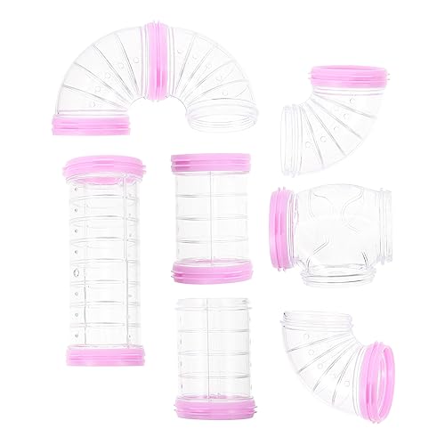 VICASKY 1Satz Hamstertunnel Teiliges DIY Labyrinth für Hamster Röhre zur Erweiterung Rattenkäfigs Material für Sicheres für Kleine Nagetiere VICASKY 1Satz Hamstertunnel Teiliges DIY Labyrinth für Hamster Röhre zur Erweiterung Rattenkäfigs Material für Sicheres für Kleine Nagetiere von VICASKY