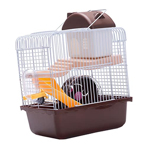 VICASKY 1Stk Hamsterkäfig Rattenkäfig Käfig Kaninchenkäfig groß Hamster käfig Hamster cage Chinchillakäfig Haustierkäfig Doppelschicht Hamsterhaus der Zaun Haustierhaus reisen Kleine Tiere von VICASKY