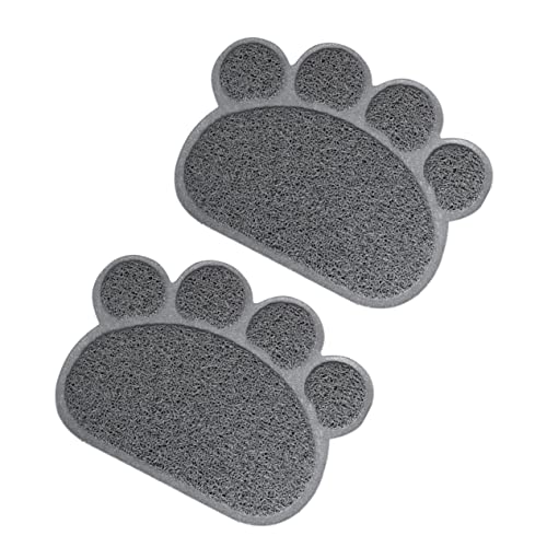 VICASKY 2 Stück wasserdichte rutschfeste Fütterungsmatte für Haustiere Teiliges PVC Material für Sicheres Fressen und Böden für Katzen und Hunde VICASKY 2 Stück wasserdichte rutschfeste Fütterungsmatte für Haustiere Teiliges PVC Material für Sicheres Fressen und Böden für Katzen und Hunde von VICASKY