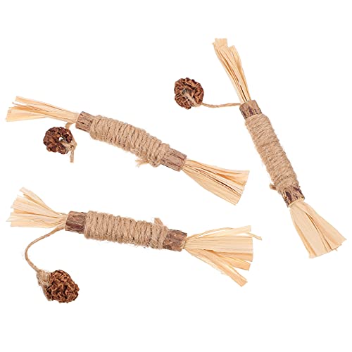 VICASKY 3Stücke Silvervine Sticks für Katzen Interaktives Katzenspielzeug zur Zahnreinigung und Kauen Fördert das Spielverhalten und Destruktives Beißen für Kätzchen VICASKY 3Stücke Silvervine Sticks für Katzen Interaktives Katzenspielzeug zur Zahnreinigung und Kauen Fördert das Spielverhalten und Destruktives Beißen für Kätzchen von VICASKY
