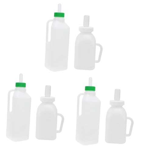 VICASKY 6 STK Flasche Ziegenmilch Schafmilchfütterer Flaschenfütterer Für Ziegen Lamm Flasche Kälberversorgung Milchflasche Für Lamm Futtereimer Für Kälber Fläschchen Für Haustiere Plastik von VICASKY