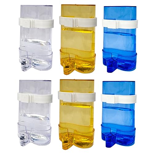 VICASKY 6Stücke Automatischer Wasserspender für Teiliges Transparent Hängender Vogeltränke für Papageien Nymphensittiche und Wellensittiche VICASKY 6Stücke Automatischer Wasserspender für Teiliges Transparent Hängender Vogeltränke für Papageien Nymphensittiche und Wellensittiche von VICASKY