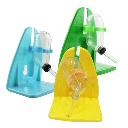 VICASKY Hängende Wasserspender Für Haustiere - 2 Stück Trinkflaschen Für Kaninchen - Meerschweinchen Hamster Und Ratten 60ml Tropffrei in Zufälligen Farben Ideal Für Den Tierkäfig von VICASKY