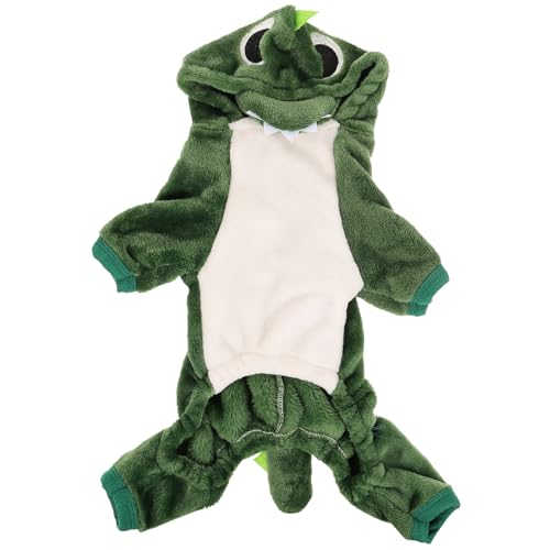 VICASKY Hunde Kapuzenpullover Dinosaurier für Welpen Winddichte und Warme Haustierkleidung Bequeme und Stilvolle Hundekleidung für Herbst und Winter VICASKY Hunde Kapuzenpullover Dinosaurier für Welpen Winddichte und Warme Haustierkleidung Bequeme und Stilvolle Hundekleidung für Herbst und Winter von VICASKY