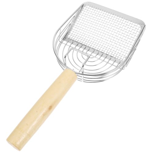 VICASKY Katzenschaufel mit Holzgriff Antihaftbeschichtet Ergonomisch für Katzentoilette zur von Katzensand und Reptilienkot Langlebig und Praktisch VICASKY Katzenschaufel mit Holzgriff Antihaftbeschichtet Ergonomisch für Katzentoilette zur von Katzensand und Reptilienkot Langlebig und Praktisch von VICASKY