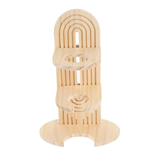 VICASKY Hamster Wasserflasche Halterung aus Holz Ständer für Haustier Trinkflaschen und rutschfest Geeignet für Kleine Tiere VICASKY Hamster Wasserflasche Halterung aus Holz Ständer für Haustier Trinkflaschen und rutschfest Geeignet für Kleine Tiere von VICASKY