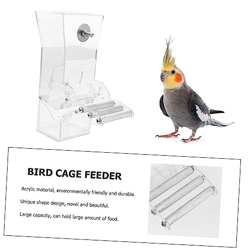 VICASKY Vogelfutterautomat aus Hängend mit Saugnapf für Innen und Außenbereiche für Einfache und Langlebige Materialien Futterstation VICASKY Vogelfutterautomat aus Hängend mit Saugnapf für Innen und Außenbereiche für Einfache und Langlebige Materialien Futterstation von VICASKY