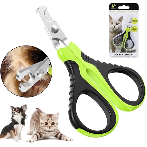 VICTHY Haustier-Nagelknipser für Kleintiere, Hund/Katzen-Nagelknipser, Krallen-Zehennagel-Trimmer, professionelles Heimpflege-Werkzeug für Katze/Hund/Kätzchen/Welpe/Kaninchen/Vogel/Frettchen von VICTHY