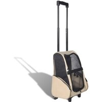 VidaXL Haustier Trolley beige von VIDAXL