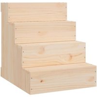 VidaXL Haustiertreppe L (40x49x47 cm) helles Holz von VIDAXL