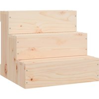 VidaXL Haustiertreppe M (40x37,5x35 cm) helles Holz von VIDAXL