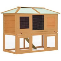 VidaXL Holz Kaninchenstall helles Holz VidaXL Holz Kaninchenstall helles Holz von VIDAXL
