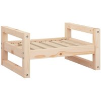 VidaXL Hundebett S (55,5x45,5x28 cm) aus Kiefernholz naturfarben von VIDAXL